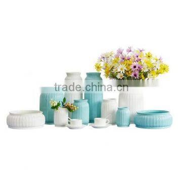 American Country Style Decorative Ceramic Flower Vase photo-3