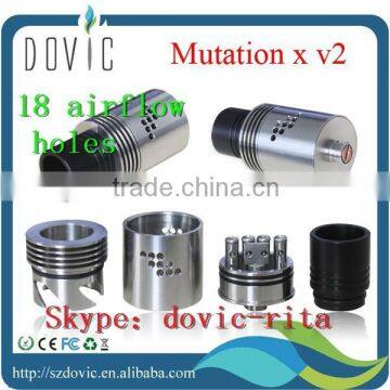 Best quality mechanical e cig rda mutation x v2 with copper pin