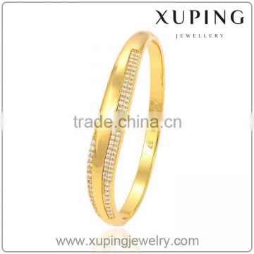 24k gold filled copper alloy imitation fashion jewellery bangle for women