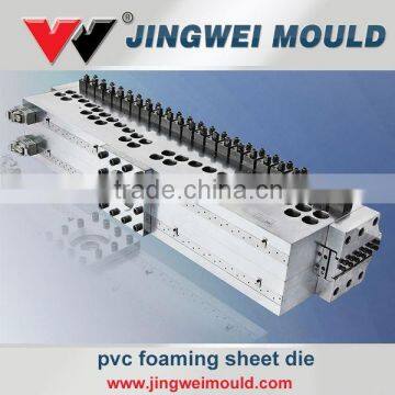 2014 pvc celuka foam board machine line mould