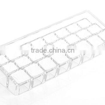 C18 Acrylic 24 Lipstick Holder Display Stand Cosmetic Organizer Makeup Case Storage Box