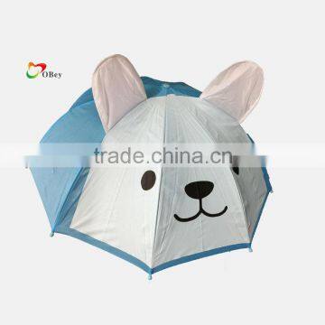 Wholesale kids cartoon rain umbrella with fox pattern