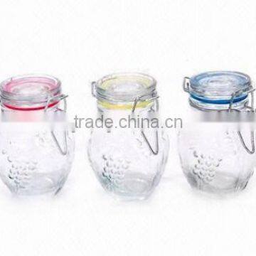 mini airtight glass candy jars