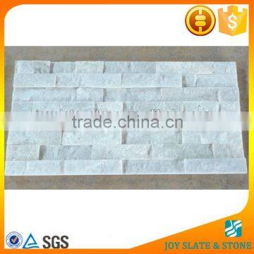 White quartzite cultural stone panels thin brick veneer exterior stone veneer