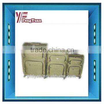 2014 china  cheap 3 pieces high-quality travel bags,softy luggage cases with two wheels,fashinable 3pcs valise