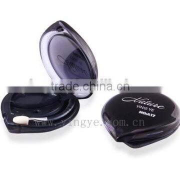 Teardrop-shaped 2 boxes thickening plastic eyeshadow palette