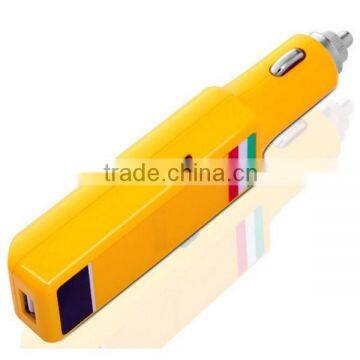 2200mAh power bank with car charger for Blackberry