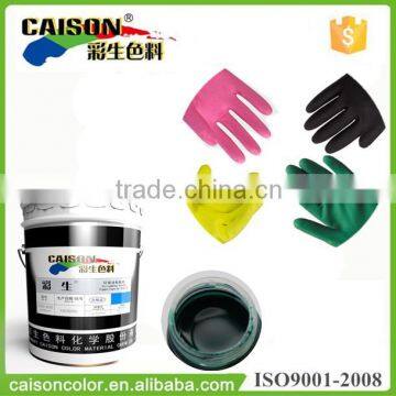 Dental latex gloves tinting colorant without toxicant