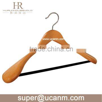 HRW-9703N wooden suit hanger