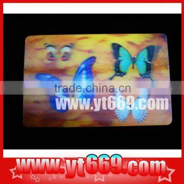 Plastic Lenticular 3D Postcard