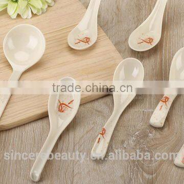 Melamine Plastic Spoon, Thicken Japanese Style Spoon photo-3