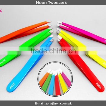 Red Neon Colored Tweezers / Get Eyebrow Tweezers Under Your Brand Name From Zona Pakistan