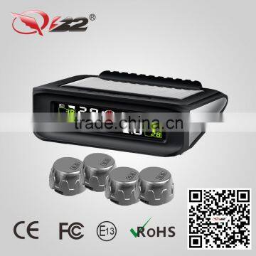 Solar car TPMS TP-860 tire pressure monitoring sestem color dispay with temperature and pressure