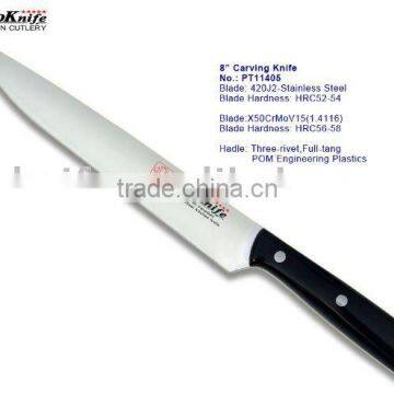 Plastic Handle 8.5 inch Food Carving knife