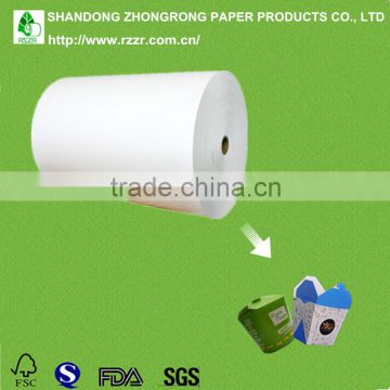 PE coated paper for instant noodle box package