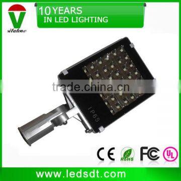 Economic adjustable 56w led street light 130lm/w 50mm mounting hole