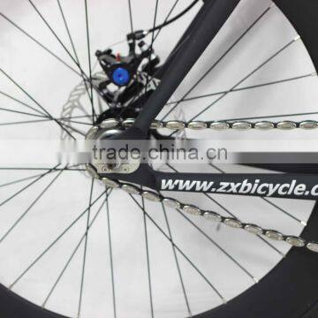 700c Single Speed Aluminum Alloy Frame Olive Chain Disc Brake CR-mo Bicycles photo-4