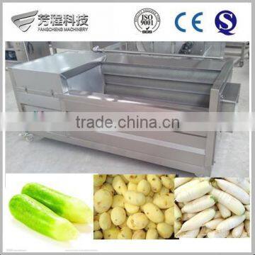 Hot Sale Stainless Steel 1200kg/h new style Brush Roller Potato Washer Machine