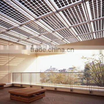75W 85W A-Si Thin Film Double Glass Solar Module/transparent Solar Panel photo-5