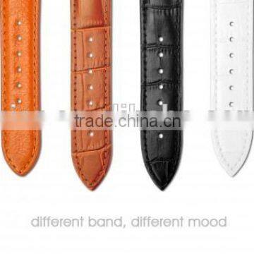 Multi-straps Classic Style Noble and Elegant Android Bluetooth Smart Watch With Italian Calfskin Leather Strap photo-2