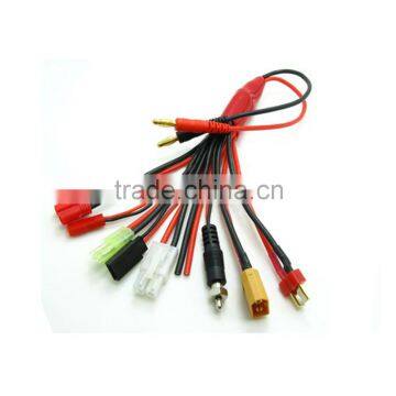 Multifunctional Lipo Battery Charging Cable 4.0mm Banana Adapter Connector Remote Control Toys Parts