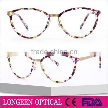 G3621 Purple Tortoise Cat Eye Spectacle Frames China Eyeglasses