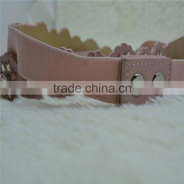 Elastic Rhinestone PU Leather Garment Dress Belt for Women photo-5