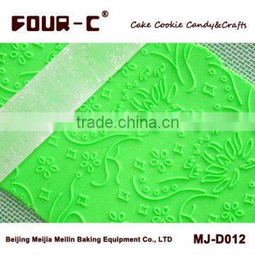 Floral Scroll Lines Cupcake Decorating Roller Cake Fondant Embossed Roller