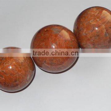 Orange Moonstone Spheres/Balls for Metaphysical Healing and Decorations Purposes