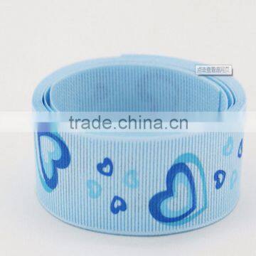 100% polyester 2 inch wide custom printed grosgrain ribbon