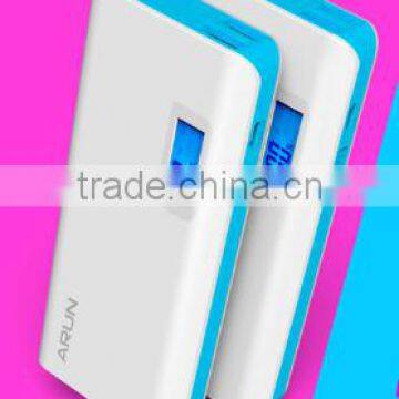 Slim and Big Capacity Power Bank With Torch and LED Display Electrocity