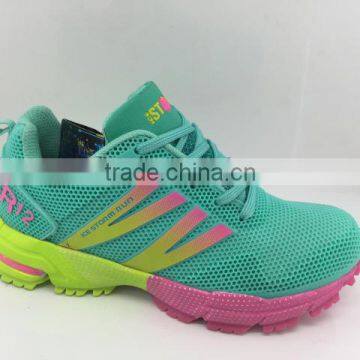 2016 popular sport shoes colorful latest men athletic shoes