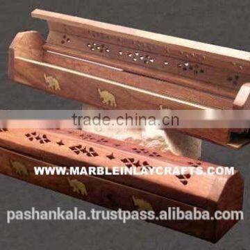 Wooden Carved Incense Stick Holder