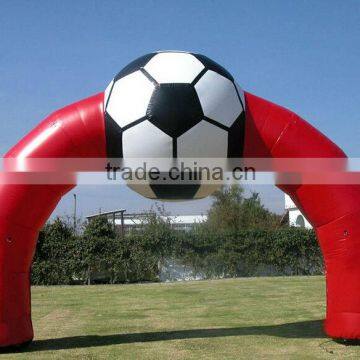 Inflatable Arch with Soccer for Advertising Decoration