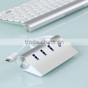 High performance usb-c hub, 4 port usb type-c hub change to usb 3.0 hub