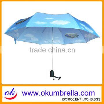 folding clouds umbrella for rain or hotel umbrella as a gift