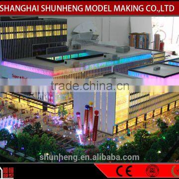 Acrylic,ABS,LED Lights ,Miniature Scale Model Making ,Commercial Plaza Model Making