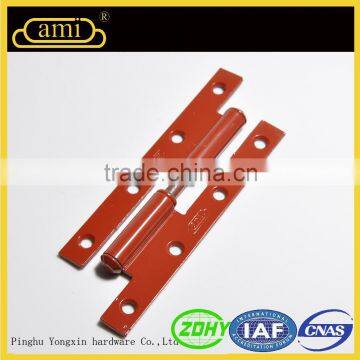 Red finished H style furniture hinge