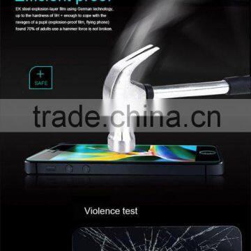 Shockproof Ultrathin 0.3mm 2.5D High Quality Color Glass Screen Protector Scratch Removal