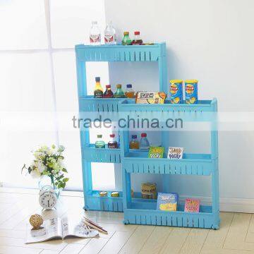 3 layers plastic kitchen trolley for spice 54*13*72cm