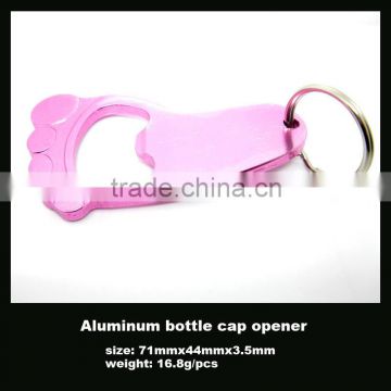 Lovely metal keychain bottle opener parts