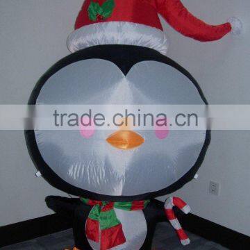 Inflatable Christmas penguin