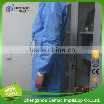 Disposable Nonwoven medical gown/non woven surgical gowns