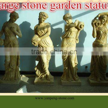 large stone garden statues