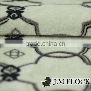 Manufacture Tongxiang Mulinsen knitted soft flocking polyester suede fabric