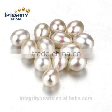 Cultured freshwater pearl jewelry 8-8.5mm AAA rice pearl beads