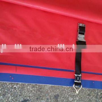 1000D PVC Vinyl Coated Tarpaulin Container Cover, Waterproof Container Side Curtain /PVC Tarpaulin Truck Cover photo-4