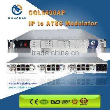 IP to ATSC Modulator with mux 8 frequencies COL5600AP