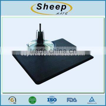 High Quality Anti-slip pu Rectangle Salon Mat
