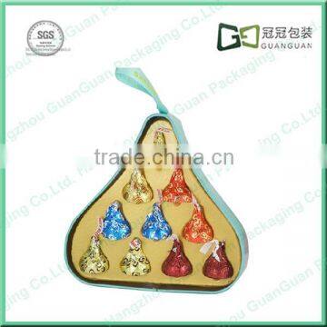 Best quality food grade printed irregular chocolate in box